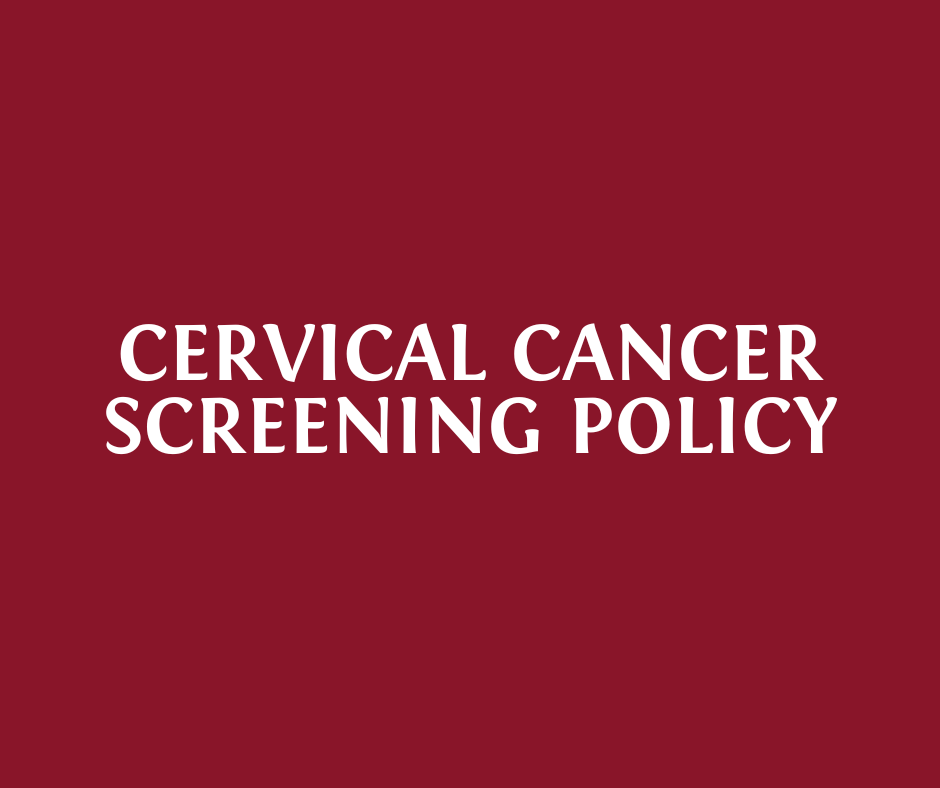 Cervical Cancer Screening Policy