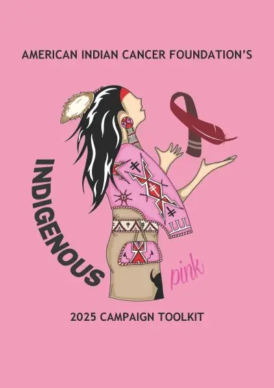 Drawing of a native american woman in traditional dress