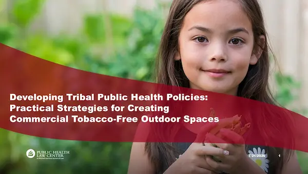 Public Health Law Center Presentation Cover